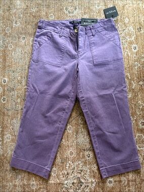 Baccini Girls' Lavender Utility Crop Joggers